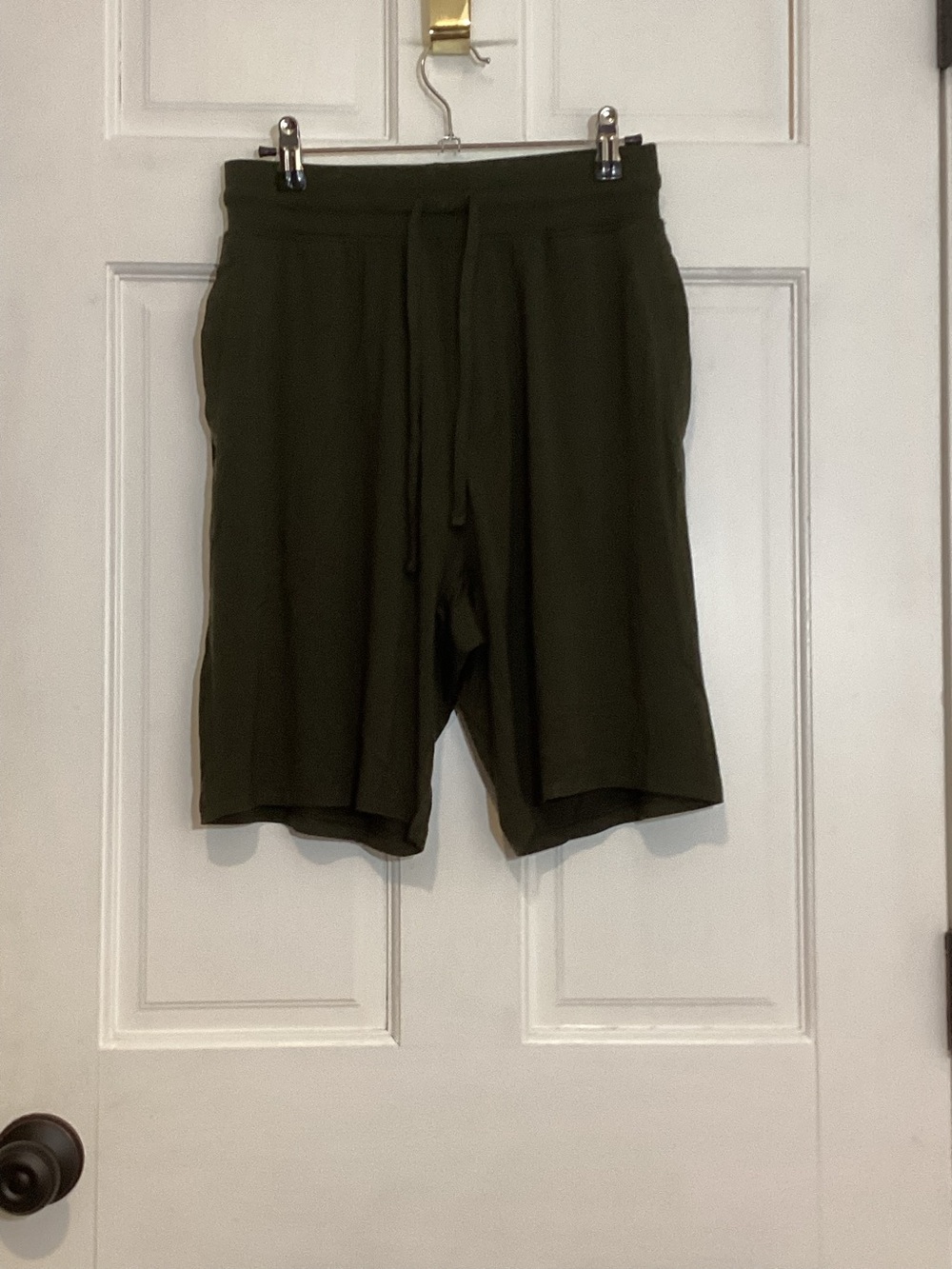 NWT Tommy John Lounge Shorts Womens Small Rosin Green Drawstring Soft Comfort